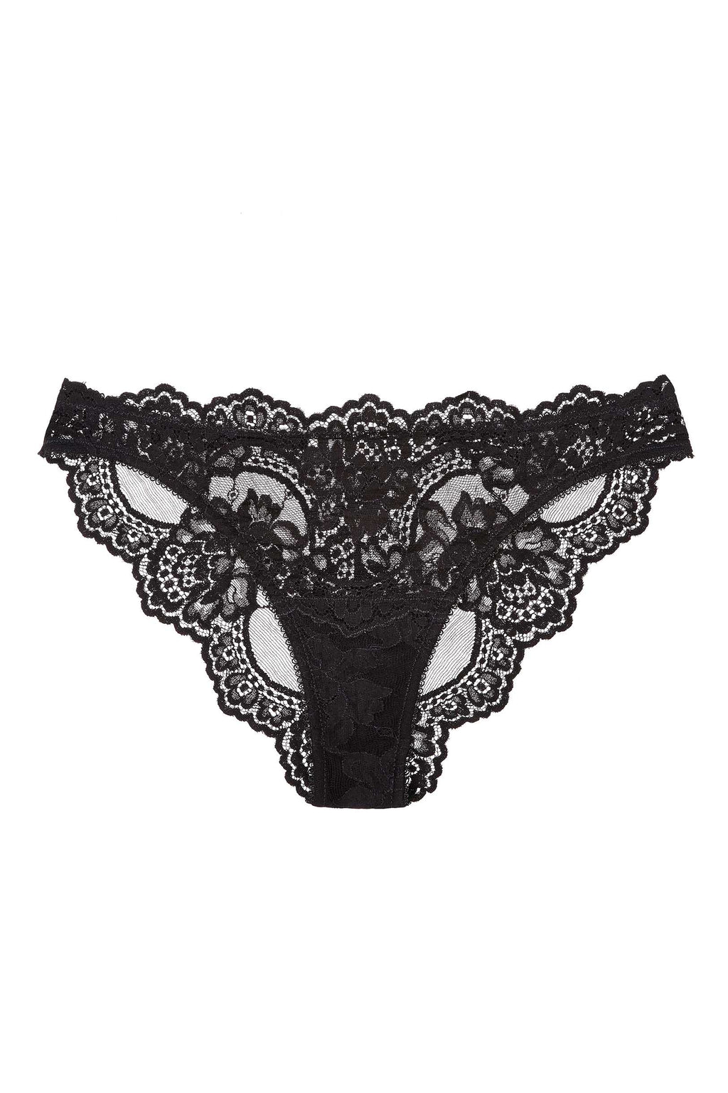 Linen French Style Knickers with Lace