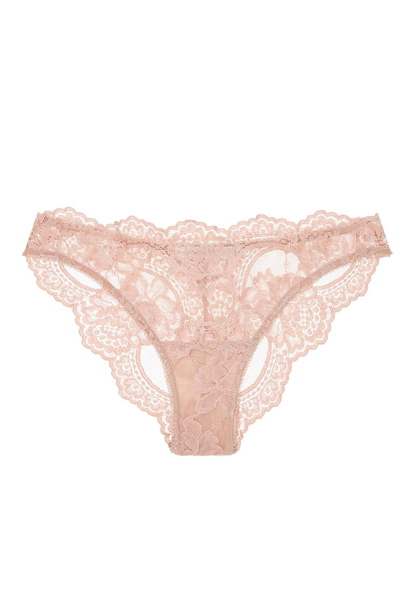 Rosa Scalloped French lace Panties briefs in Ivory –